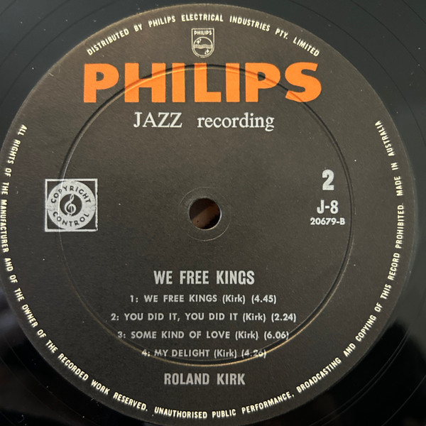 Roland Kirk - We Free Kings | Philips (J-8) - 4 Roland Kirk - We Free Kings | Philips (J-8) - 4