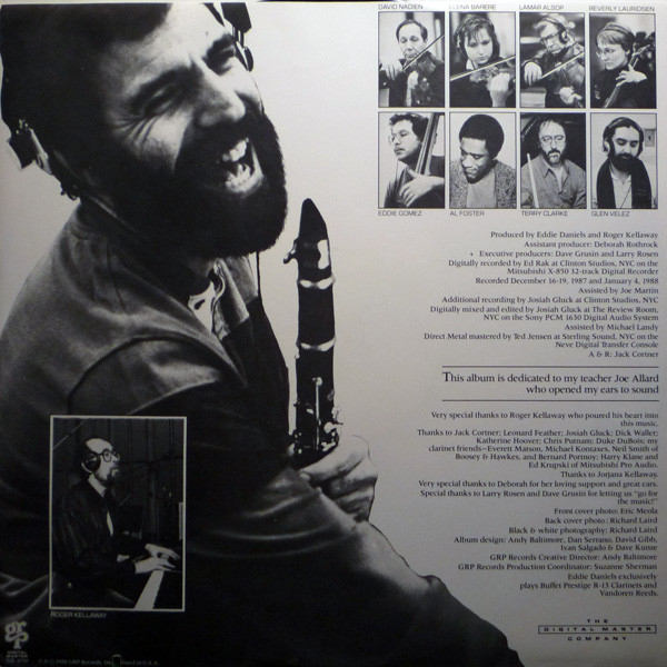 Eddie Daniels - Memos From Paradise | GRP (GR-1050) - 3