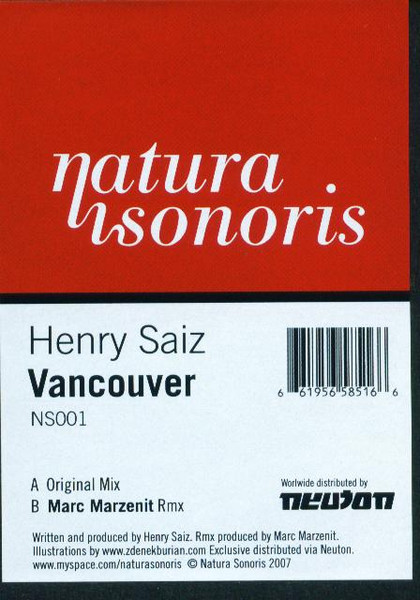 Henry Saiz - Vancouver | Natura Sonoris (NS001) - 3