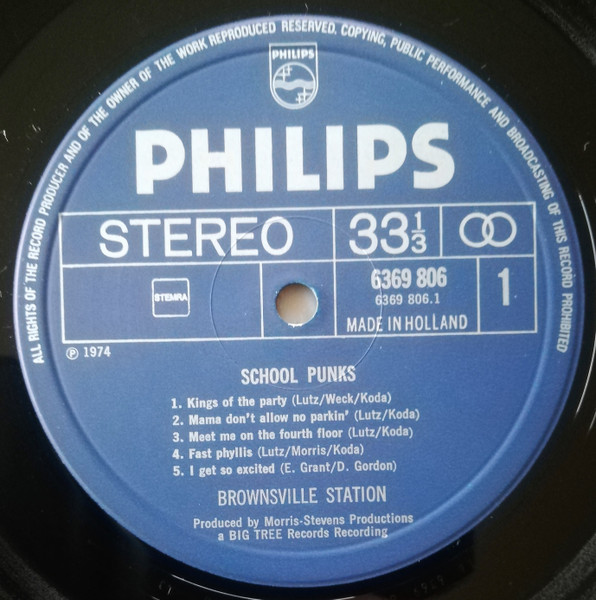 Brownsville Station - School Punks | Philips (6369 806) - 3 Brownsville Station - School Punks | Philips (6369 806) - 3