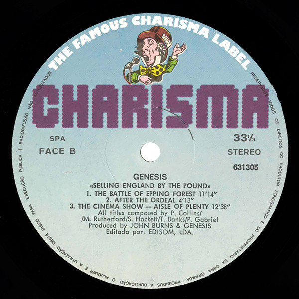 Genesis - Selling England By The Pound | Charisma (631305) - 4