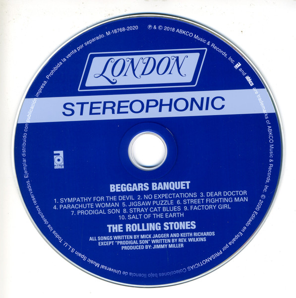 The Rolling Stones - Beggars Banquet | London Records (CA ROLLING02BEGGBA) - 4