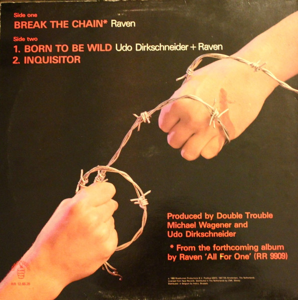 Raven With Udo Dirkschneider - Break The Chain | Neat Records (RR 12.55.25) - 2 Raven With Udo Dirkschneider - Break The Chain | Neat Records (RR 12.55.25) - 2