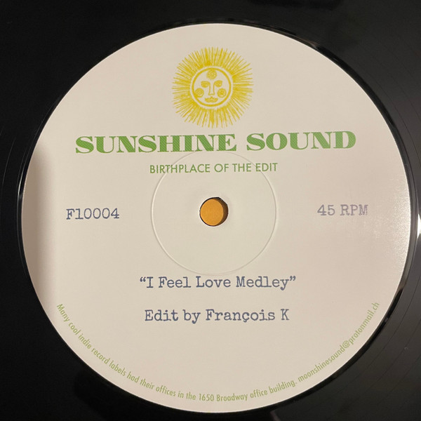 Various - I Feel Love Medley / Faster & Faster Medley | Sunshine Sound (F10004, S10029)