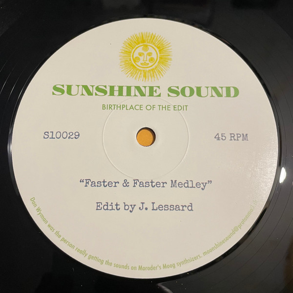 Various - I Feel Love Medley / Faster & Faster Medley | Sunshine Sound (F10004, S10029) - 2