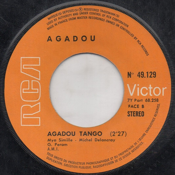Agadou - Agadou Doudou | RCA Victor (49 129) - 4