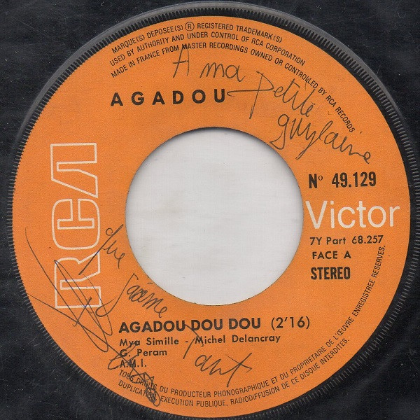 Agadou - Agadou Doudou | RCA Victor (49 129) - 3