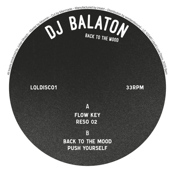 DJ Balaton - Back To The Mood | Liquid Luve Discs (LQLDISC01) - main DJ Balaton - Back To The Mood | Liquid Luve Discs (LQLDISC01) - main