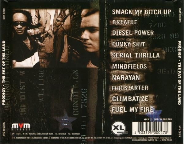The Prodigy - The Fat Of The Land | MVM Records (MVM 001CD) - 2