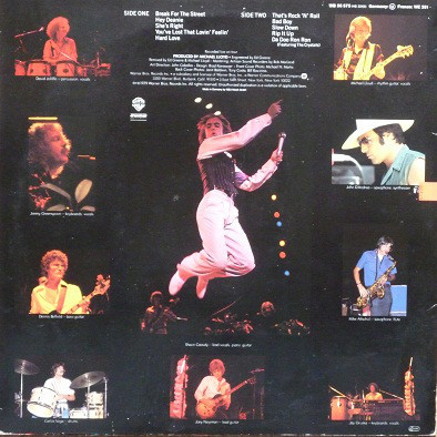 Shaun Cassidy - Live - That's Rock'N Roll | Warner Bros. Records (W 56575)