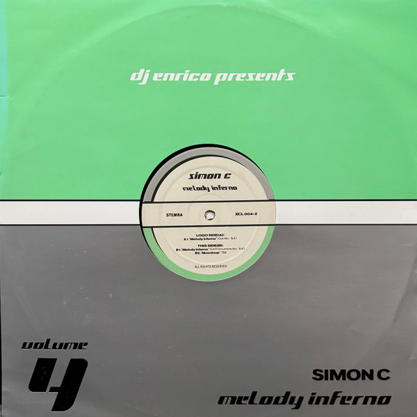 Enrico Presents Simon C - Melody Inferno | X-Clusive (XCL 004-2) - main