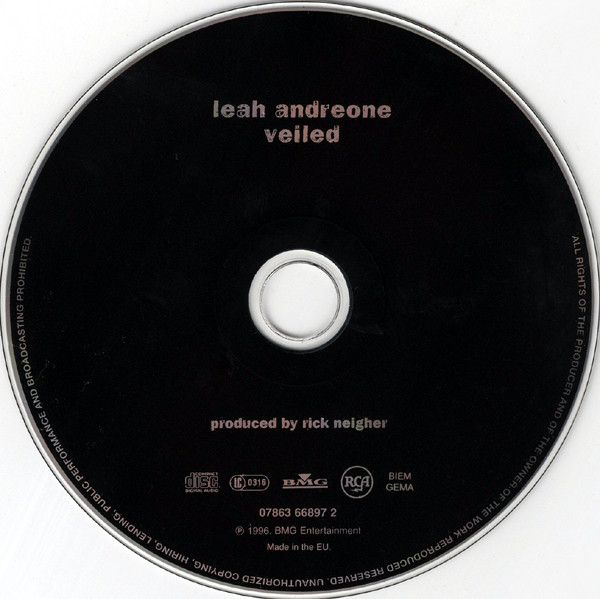 Leah Andreone - Veiled | RCA (07863 66897 2) - 2