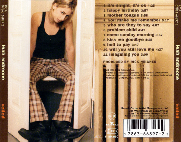 Leah Andreone - Veiled | RCA (07863 66897 2) - main