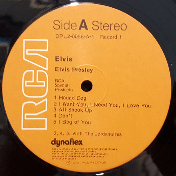 Elvis Presley - Elvis (2LP) [Vinyl] | RCA Special Products (DPL2-0056(e)) - 3
