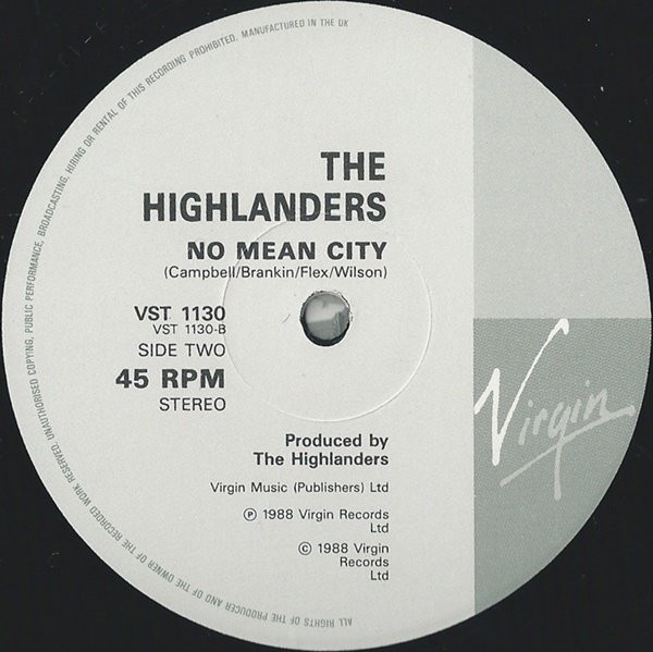 The Highlanders - Tell Me Things | Virgin (VST 1130) - 4