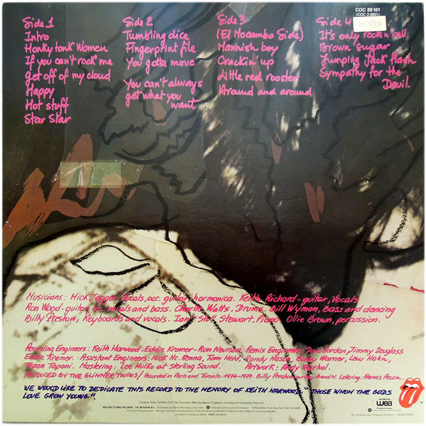 The Rolling Stones - Love You Live | Rolling Stones Records (COC 89101) - 2 The Rolling Stones - Love You Live | Rolling Stones Records (COC 89101) - 2