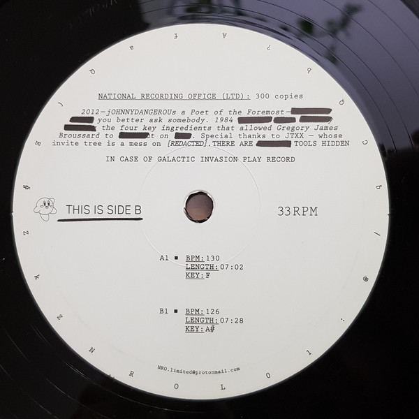 Foremost Poets Vs. Egyptian Lover Vs. Kerri Chandler Vs. ARTHUR - Classified Dance Test 212 | National Recording Office LTD (LROL01) - 2 Foremost Poets Vs. Egyptian Lover Vs. Kerri Chandler Vs. ARTHUR - Classified Dance Test 212 | National Recording Office LTD (LROL01) - 2