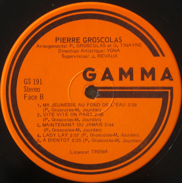 Pierre Groscolas - Pierre Groscolas | Gamma (GS 191) - 4 Pierre Groscolas - Pierre Groscolas | Gamma (GS 191) - 4