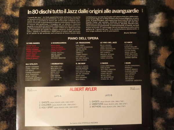 Albert Ayler - Albert Ayler | Fabbri Editori (GdJ 12) - 2