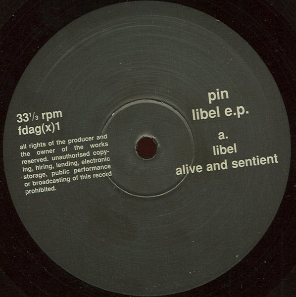 Pin - Libel E.P. | Freedag Nuveux (FDAG(X)1) - main