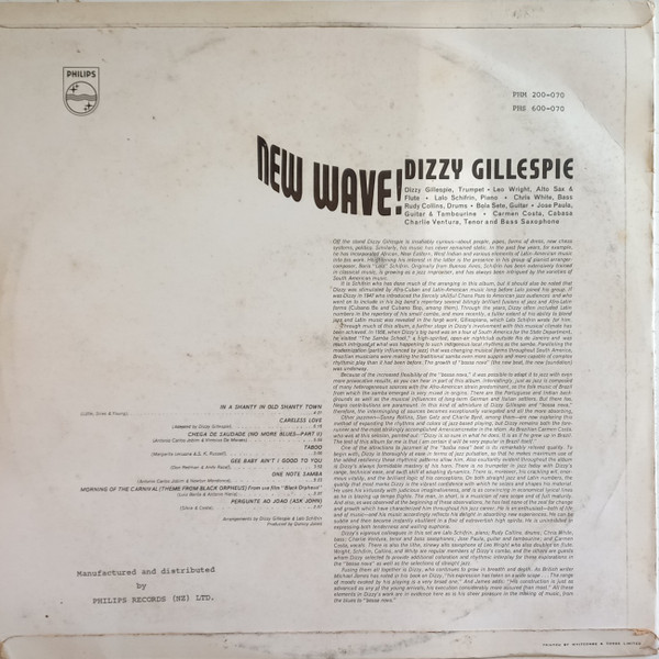 Dizzy Gillespie - New Wave! | Philips (PHM 200-070) - 2