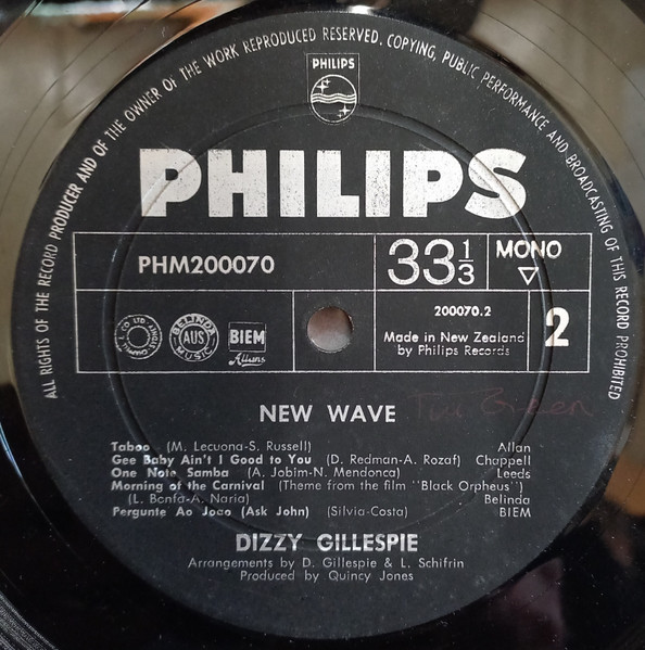 Dizzy Gillespie - New Wave! | Philips (PHM 200-070) - 4