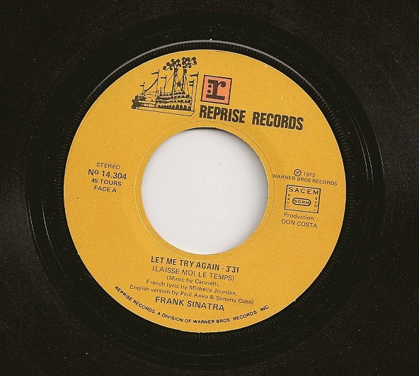 Frank Sinatra - Let Me Try Again (Laisse Moi Le Temps) | Reprise Records (14 304) - 3 Frank Sinatra - Let Me Try Again (Laisse Moi Le Temps) | Reprise Records (14 304) - 3