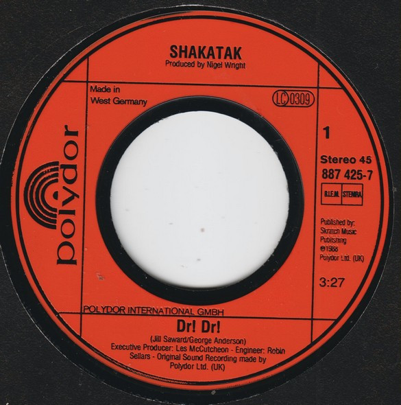 Shakatak - Dr! Dr! | Polydor (887 425-7) - 3