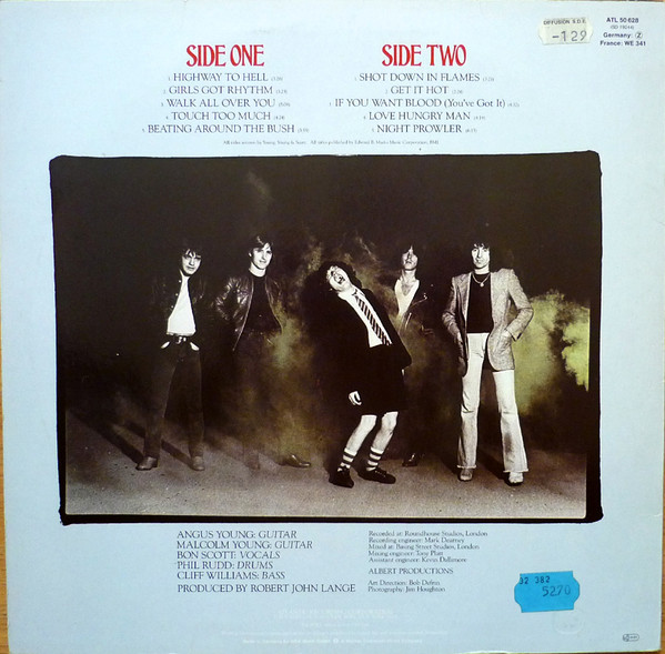 AC/DC - Highway To Hell | Atlantic (50 628) - 2