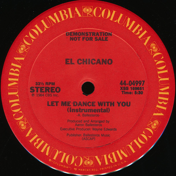 El Chicano - Let Me Dance With You | Columbia (44-04997) - 3