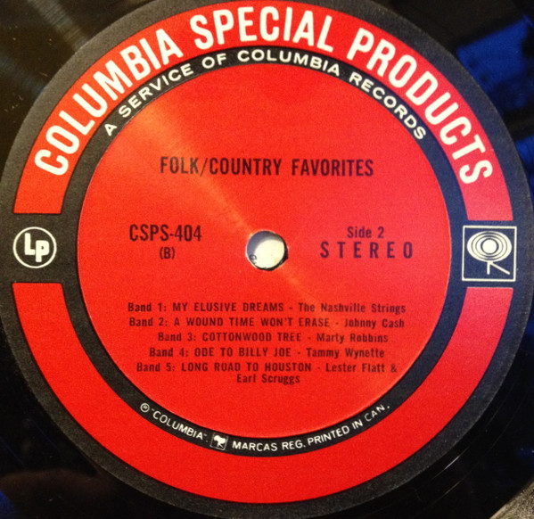 Various - Folk & Country Favorites | Columbia Special Products (CSPS 404) - 4 Various - Folk & Country Favorites | Columbia Special Products (CSPS 404) - 4