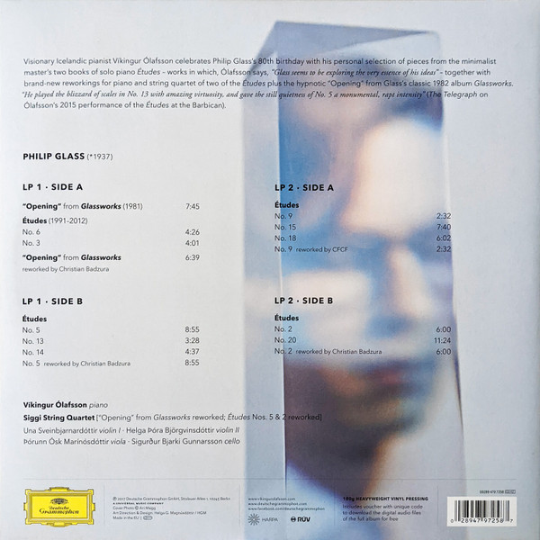Philip Glass · Víkingur Ólafsson - Piano Works | Deutsche Grammophon (479 7258) - 3