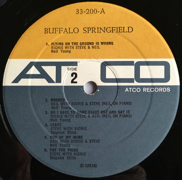 Buffalo Springfield - Buffalo Springfield | ATCO Records (33-200-A) - 4 Buffalo Springfield - Buffalo Springfield | ATCO Records (33-200-A) - 4