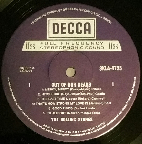 The Rolling Stones - Out Of Our Heads | Decca (SKLA 4725) - 3 The Rolling Stones - Out Of Our Heads | Decca (SKLA 4725) - 3