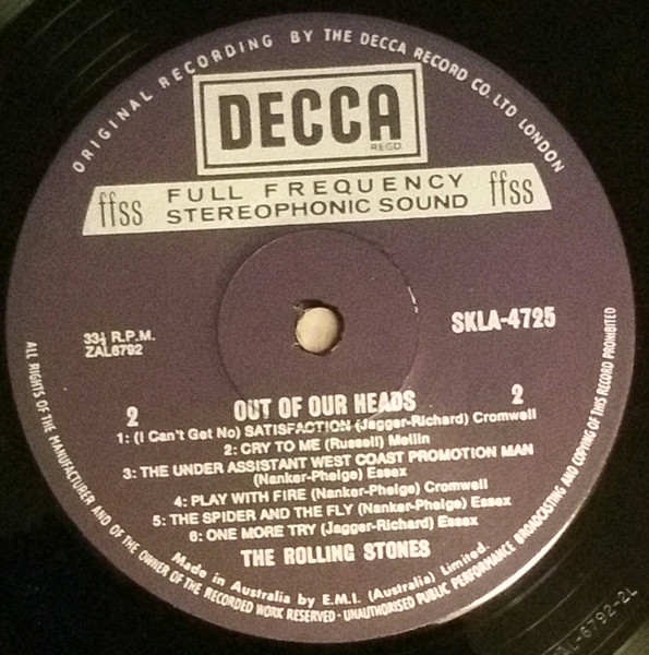 The Rolling Stones - Out Of Our Heads | Decca (SKLA 4725) - 4 The Rolling Stones - Out Of Our Heads | Decca (SKLA 4725) - 4