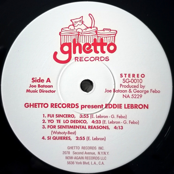 Eddie LeBron - Ghetto Records Presents.... Eddie Lebron | Now-Again Records (NA5229-LP) - 3 Eddie LeBron - Ghetto Records Presents.... Eddie Lebron | Now-Again Records (NA5229-LP) - 3