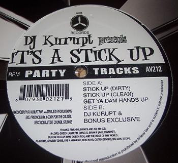 DJ Kurupt - It's A Stick Up | AV8 Records (AV212) - main DJ Kurupt - It's A Stick Up | AV8 Records (AV212) - main