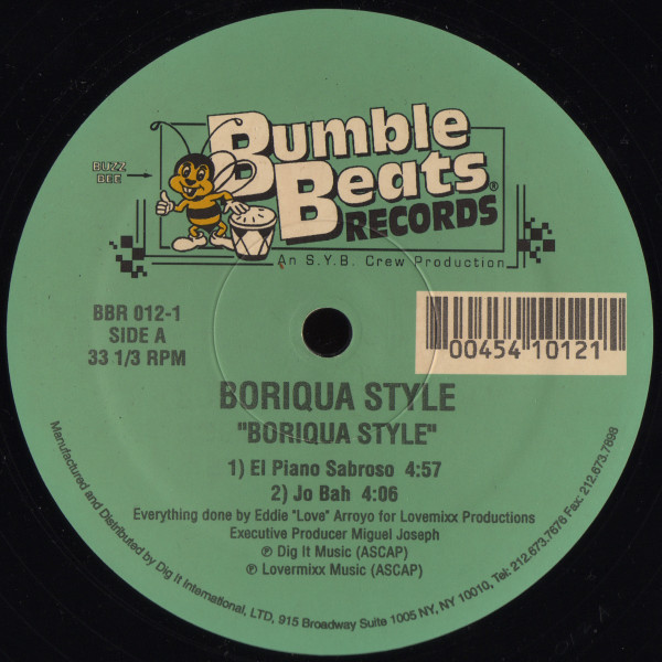 Boriqua Style - Boriqua Style | Bumble Beats Records (BBR 012-1)