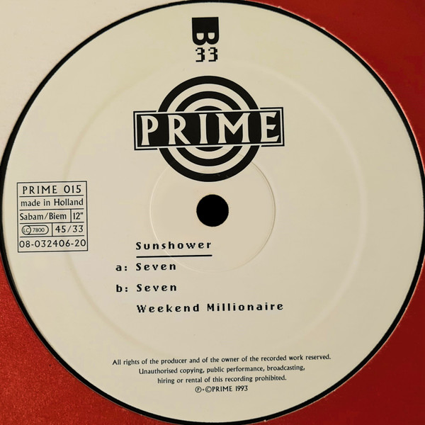 Sunshower - Seven | Prime (PRIME 015) - main