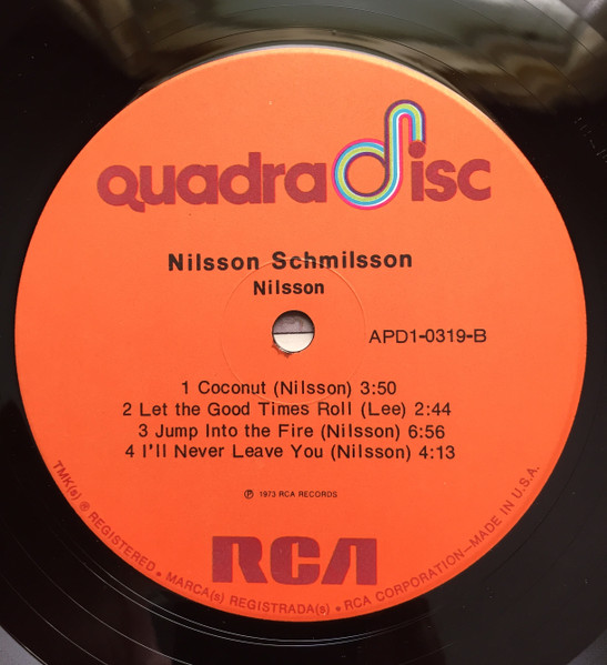 Harry Nilsson - Nilsson Schmilsson | RCA (APD1-0319) - 4