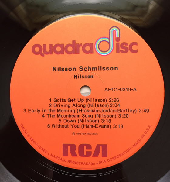 Harry Nilsson - Nilsson Schmilsson | RCA (APD1-0319) - 3