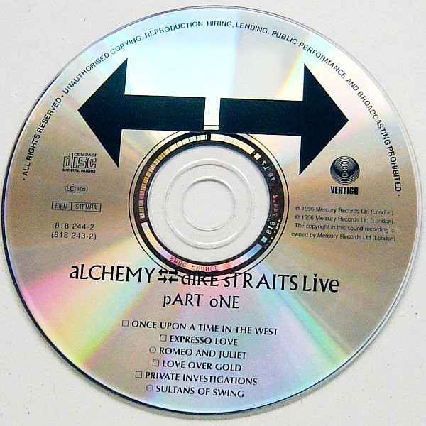 Dire Straits - Alchemy - Dire Straits Live | Vertigo (818 243-2) - 3