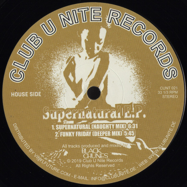 Black Chunes - Supernatural E.P. | Club U Nite Records (CUNT 021) - 2 Black Chunes - Supernatural E.P. | Club U Nite Records (CUNT 021) - 2