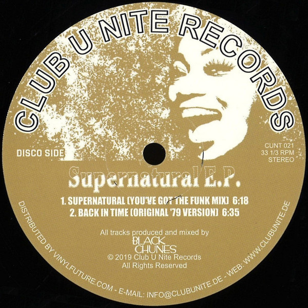 Black Chunes - Supernatural E.P. | Club U Nite Records (CUNT 021) - main Black Chunes - Supernatural E.P. | Club U Nite Records (CUNT 021) - main