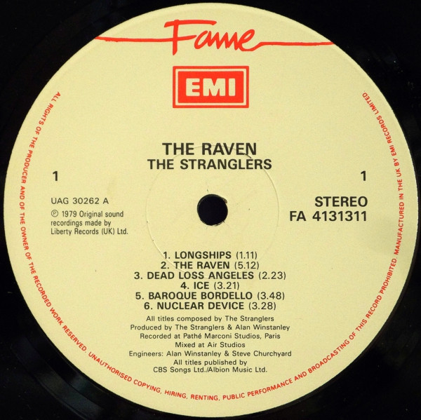 The Stranglers - The Raven | Fame (FA 4131311) - 3