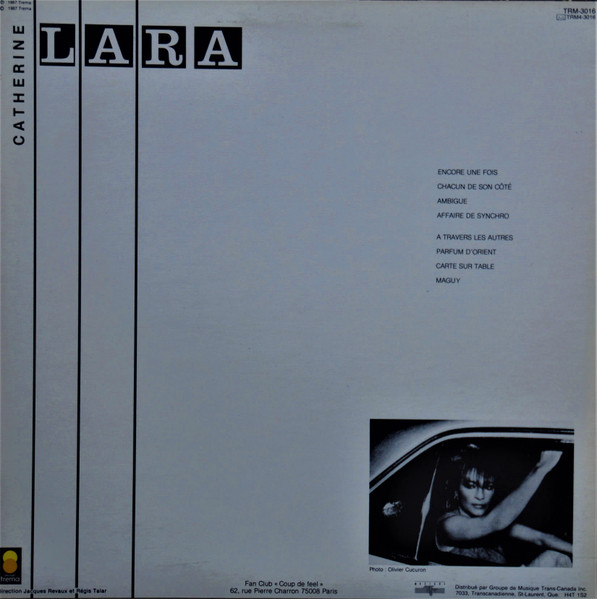 Catherine Lara - À Travers Les Autres / Encore Une Fois | Trema (TRM-3016) - 2