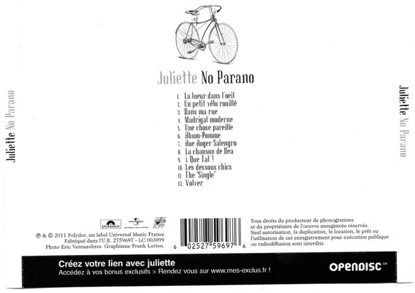 Juliette - No Parano | Polydor (2759697) - 3