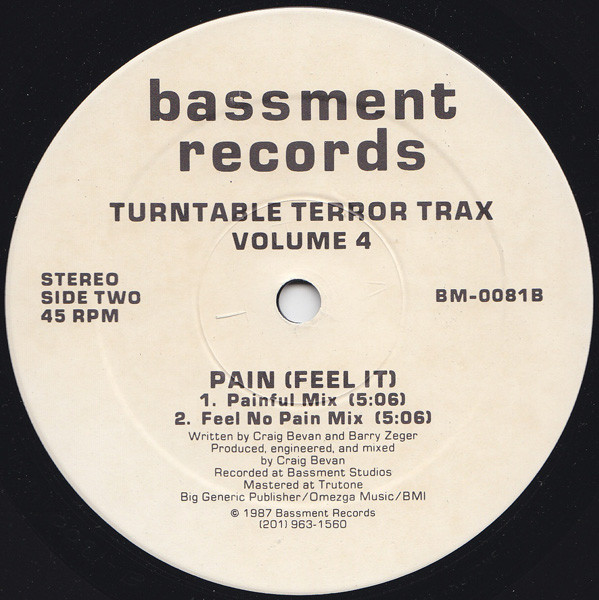 Turntable Terror Trax - Volume 4 | Bassment Records (BM-0081) - 2