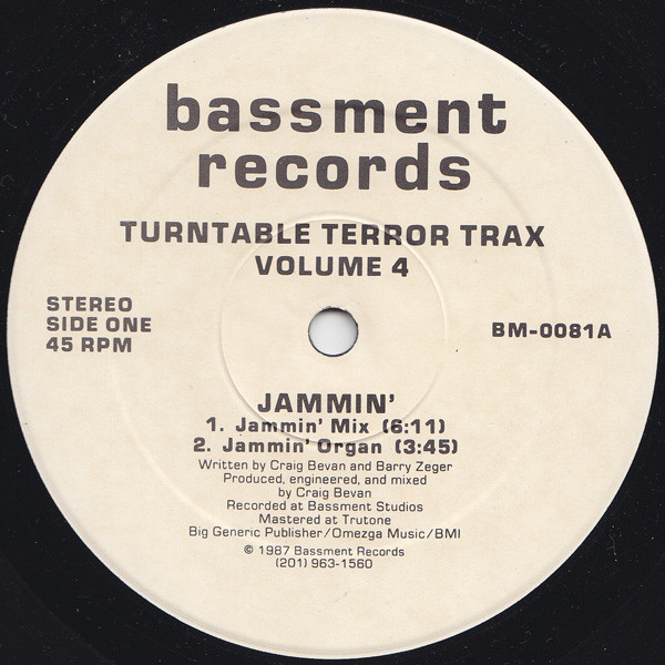 Turntable Terror Trax - Volume 4 | Bassment Records (BM-0081)