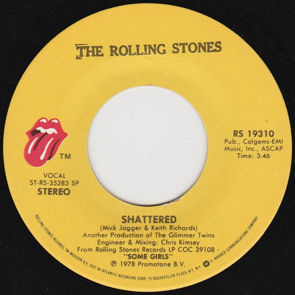 The Rolling Stones - Shattered | Rolling Stones Records (RS 19310) - 3 The Rolling Stones - Shattered | Rolling Stones Records (RS 19310) - 3